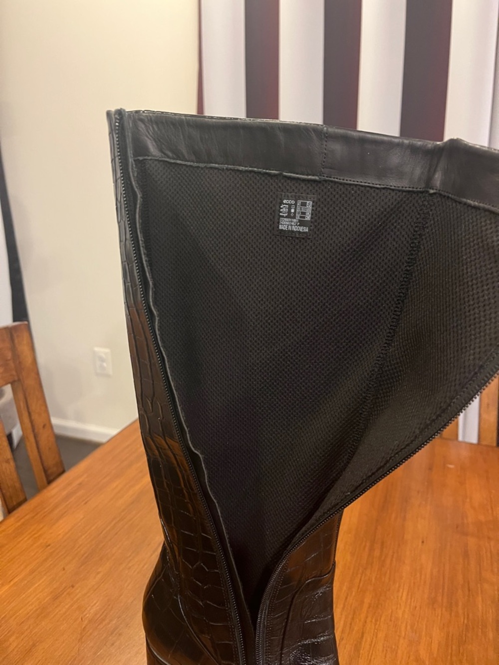 Ecco Tall Boots Heeled black new Women’s Size 41 = 10-10.5 - Picture 7 of 12